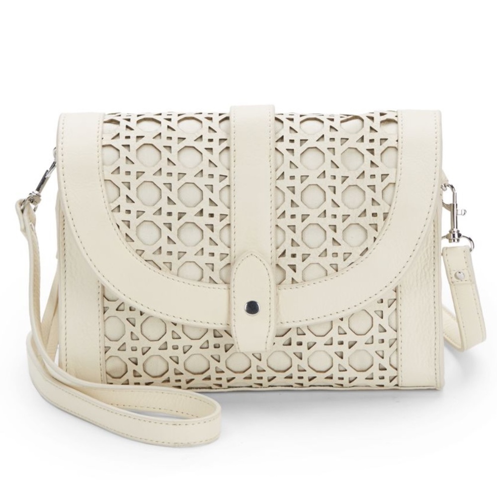 Saks Fifth Avenue Black Label Perforated Crossbody